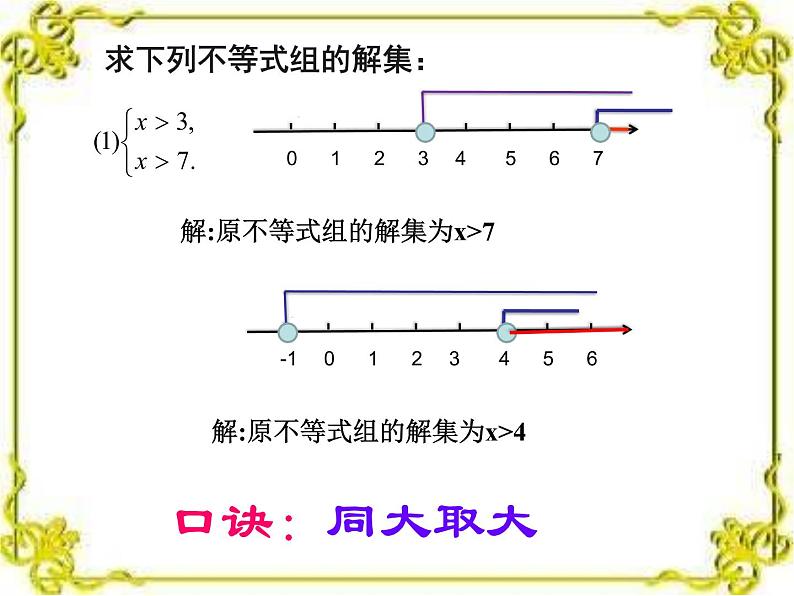 北师大版八年级数学下册 2.4 一元一次不等式（课件）第7页