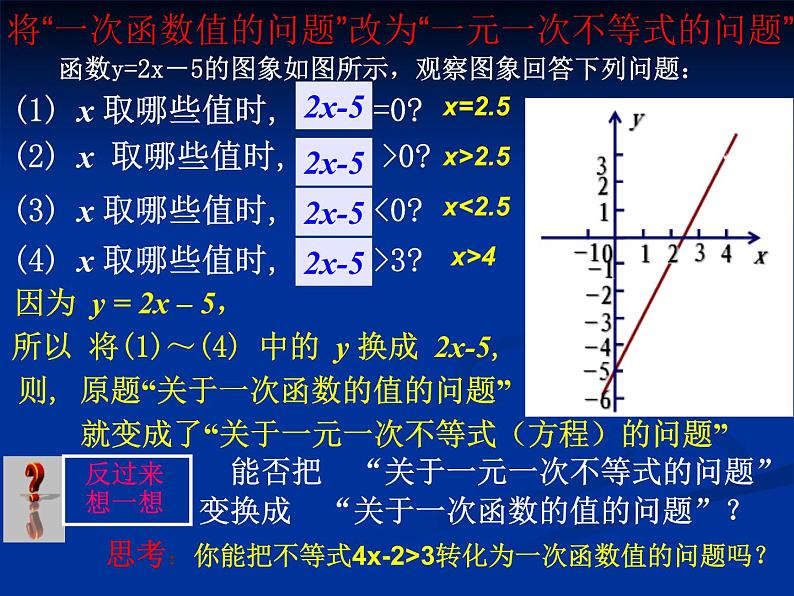 北师大版八年级数学下册 2.5 一元一次不等式与一次函数（一）（课件）05