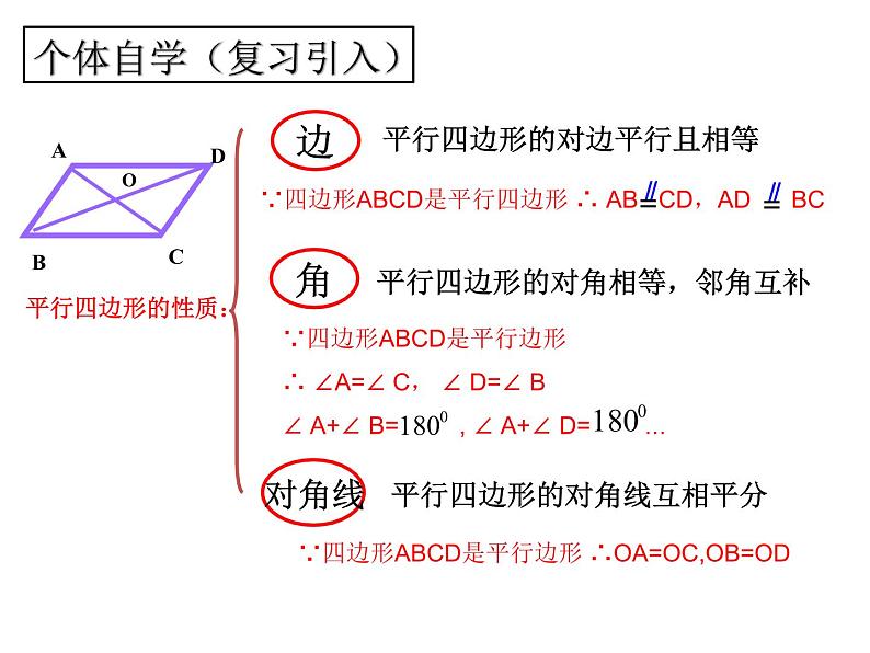 北师大版八年级数学下册 6.2 平行四边形的判定一(2)（课件）第2页