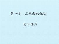 北师大版八年级数学下册 第一章 三角形的证明 复习（课件）