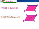 北师大版八年级数学下册 6.2 平行四边形性质与判定复习（课件）