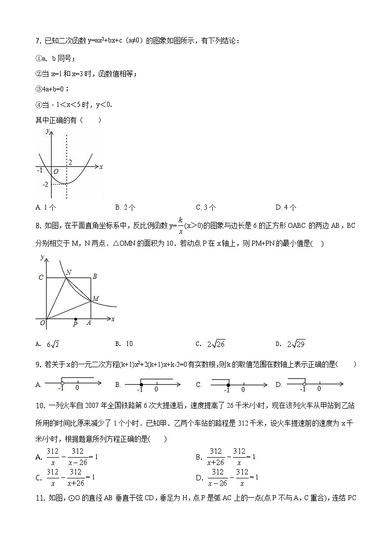精品解析：2020年山东省泰安市九年级中考二模数学试题（解析版+原卷板）02