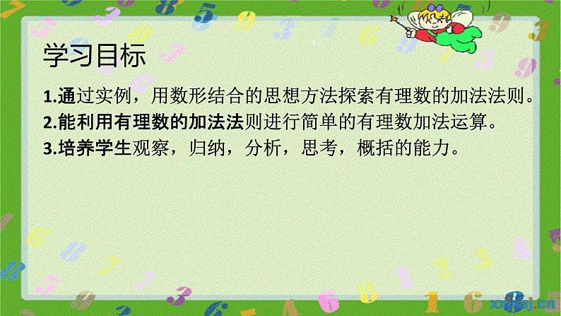 人教版七年级上册1.3.1 有理数的加法（1）课件+教案+习题02