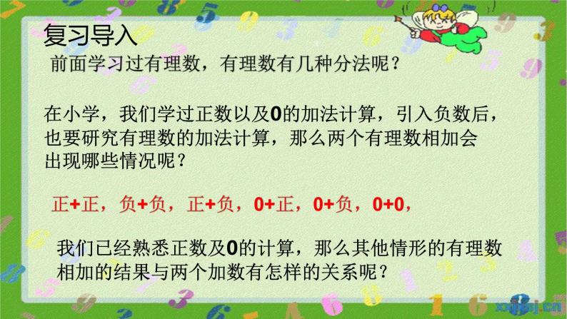 人教版七年级上册1.3.1 有理数的加法（1）课件+教案+习题03