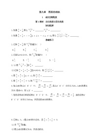 初中数学鲁教版 (五四制)八年级下册1 成比例线段一课一练