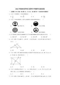 2022年陕西省学林大联考中考数学自查试卷（学生版+解析版）