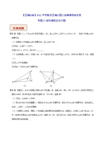 2022年苏教版中考数学压轴题经典模型教案专题21 旋转模型综合问题