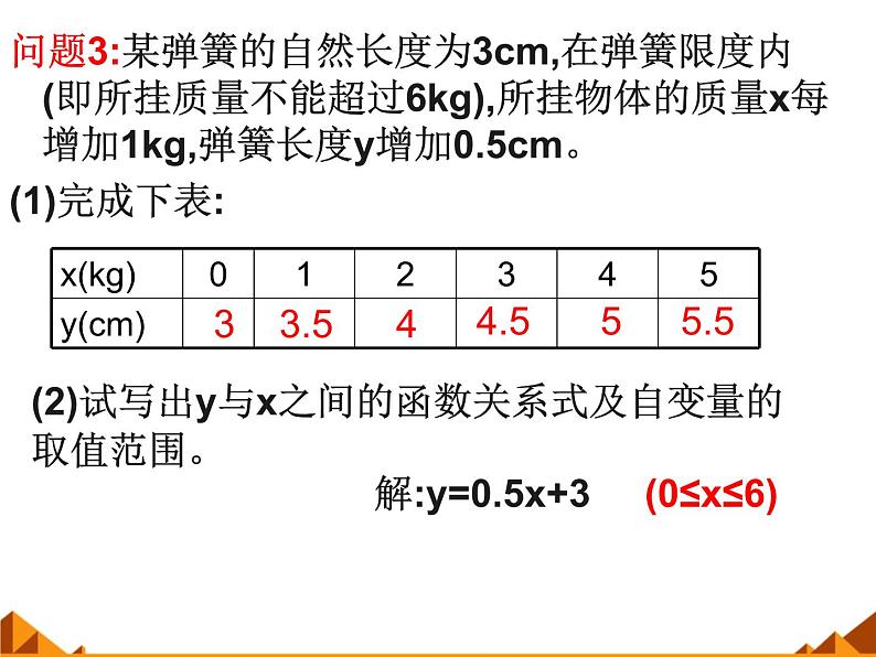 华东师大版八年级下册数学  17.3.1一次函数_（课件）第4页