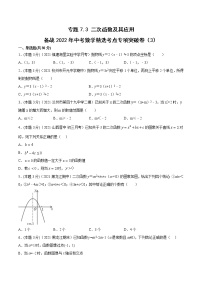 专题7.3 二次函数及其应用（3）-备战2022年中考数学精选考点专项突破题集（全国通用）