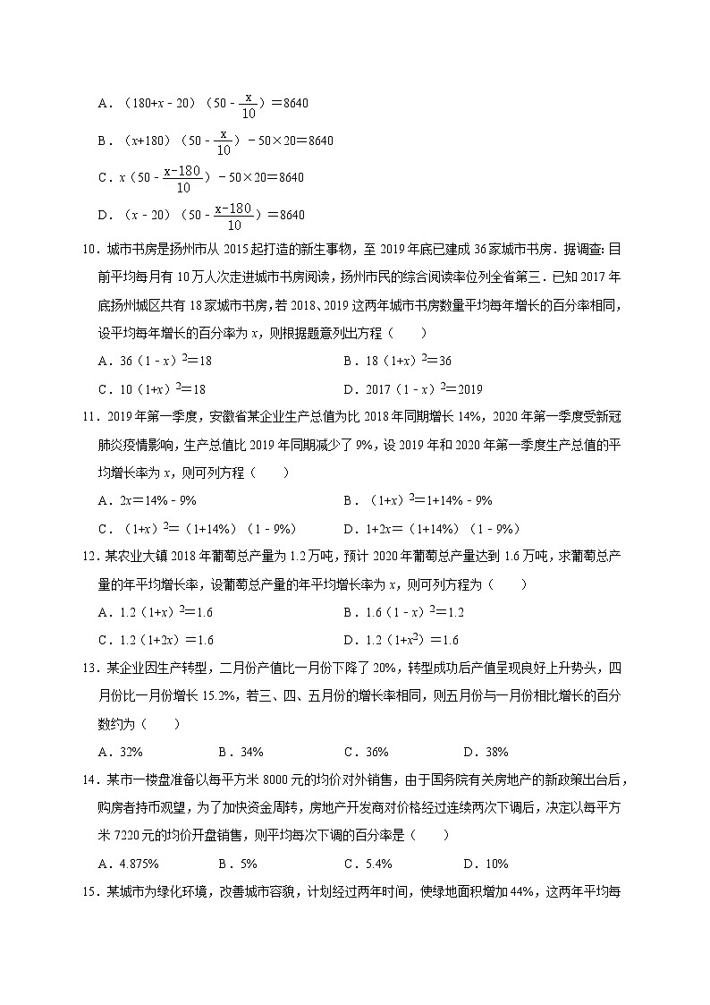 专题02 增长变化率（原卷版）第3页