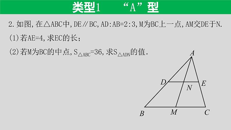 专题4.3 相似三角形的五大类型（1）-2021年中考数学第二轮总复习课件（全国通用）第8页