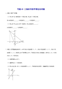 专题48 三角形中的平移综合问题-2022年中考数学重难点专项突破（全国通用）