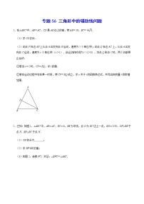 专题56 三角形中的辅助线问题-2022年中考数学重难点专项突破（全国通用）