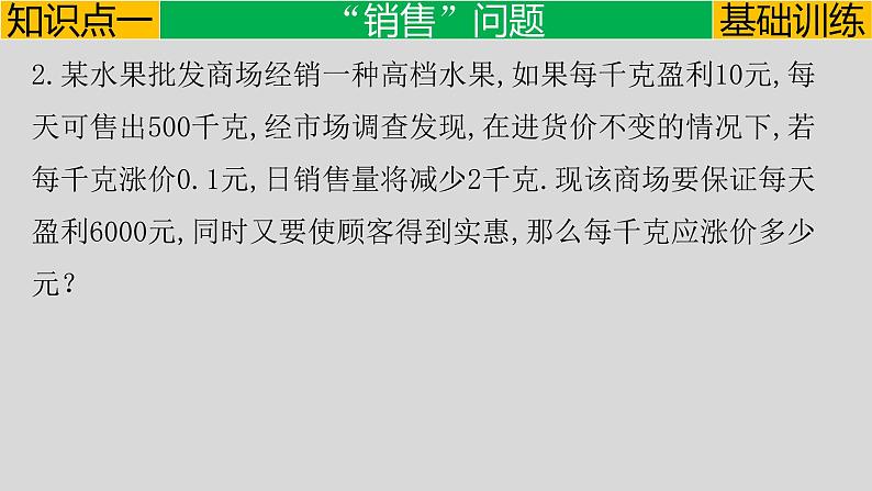 21.3（2） 实际问题与一元二次方程-销售、数字、几何图形问题-2021-2022学年九年级数学上册教学课件（人教版）06