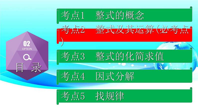 专题1.2 整式-2021年中考数学第一轮总复习课件（全国通用）06