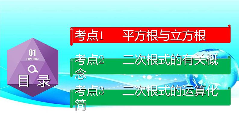 专题1.4 二次根式-2021年中考数学第一轮总复习课件（全国通用）第2页