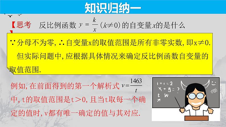 26.1.1 反比例函数-2021-2022学年九年级数学下册教学课件（人教版）第7页