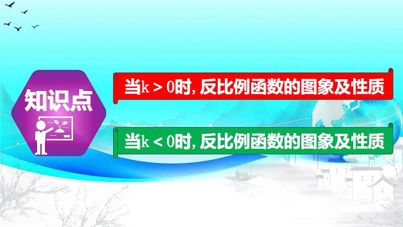 26.1.2（1） 反比例函数的图象和性质-2021-2022学年九年级数学下册教学课件（人教版）第3页