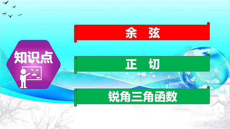 28.1（2） 锐角三角函数-余弦、正切-2021-2022学年九年级数学下册教学课件（人教版）03