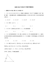 2022年江苏南京中考数学模拟卷