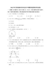 2022年江苏省泰州市兴化市中考数学适用性评价试卷（学生版+解析版）