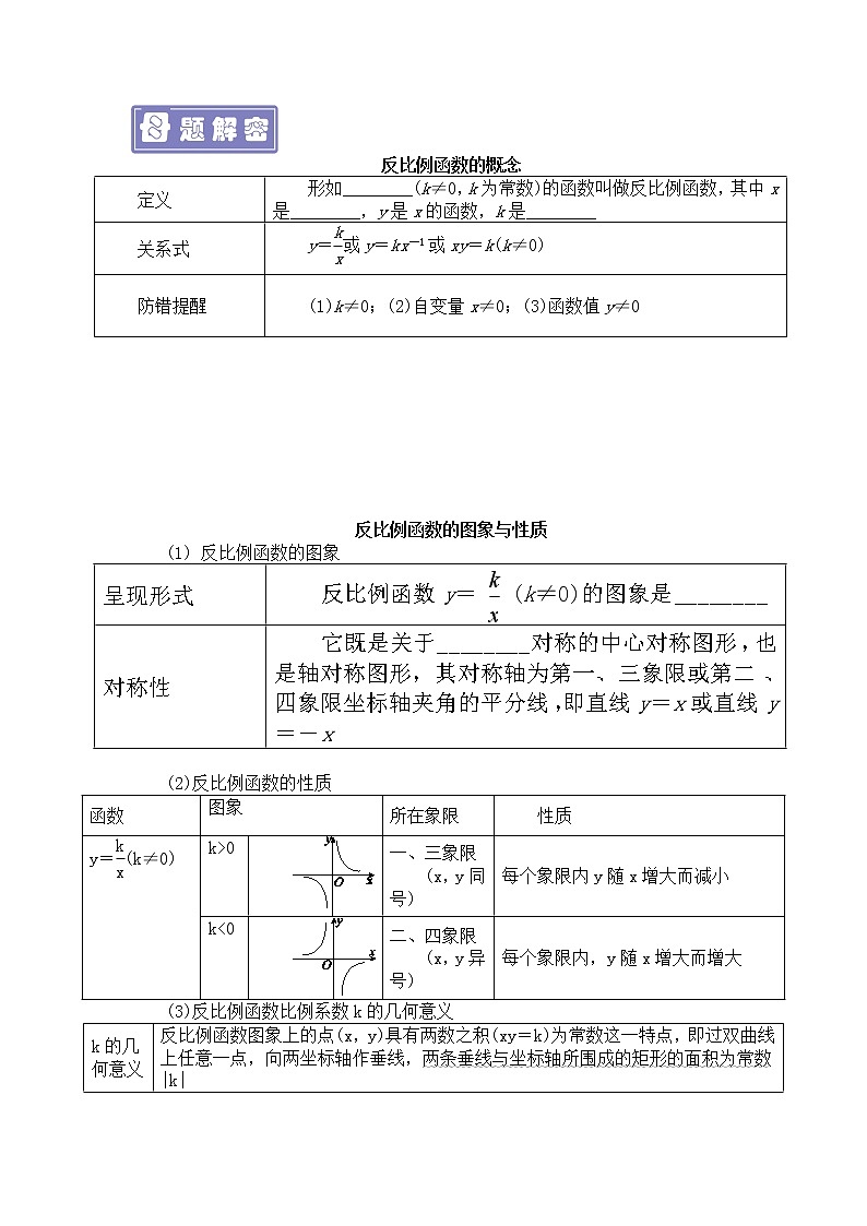 专题10 反比例函数-备战2022年中考数学母题题源解密（广东专用）（原卷版）第3页
