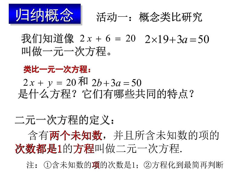 2020-2021学年 苏科版数学七年级下册-10.1 二元一次方程 -课件第5页