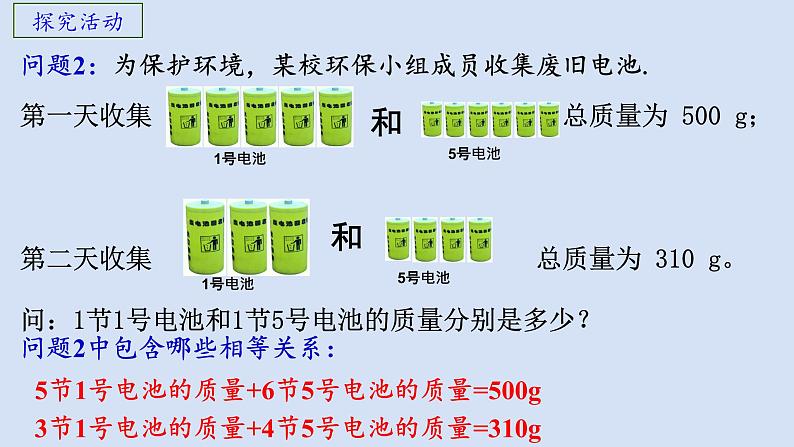 2020-2021学年苏科版七年级下册10.5用二元一次方程组解决问题 （1）课件08