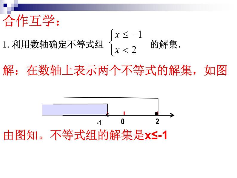 2020-2021学年七年级数学苏科版下册-11.6 一元一次不等式组 课件PPT06