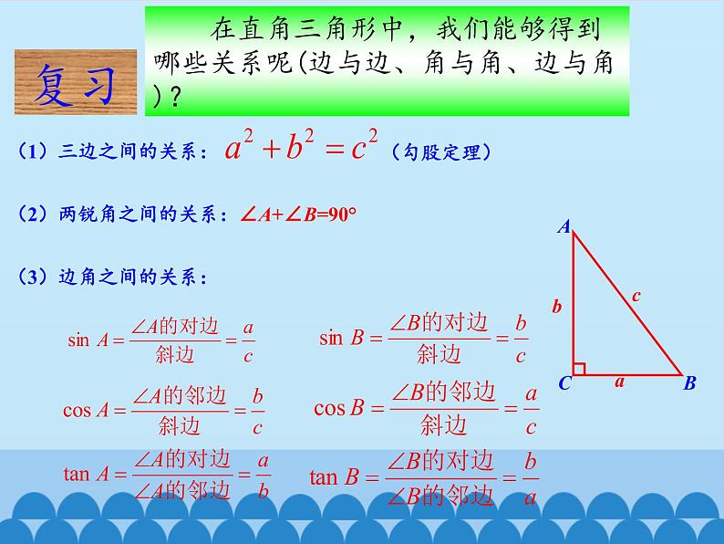 沪科版数学九年级上册 23.2 解直角三角形及其应用_（课件）02