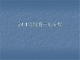 沪科版数学九年级上册 23.1 锐角的三角函数（课件）