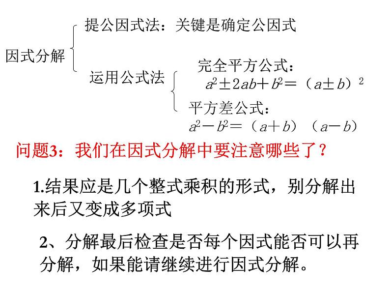 第九章整式乘法与因式分解复习 -----因式分解课件2021-2022学年苏科版七年级数学下册第4页