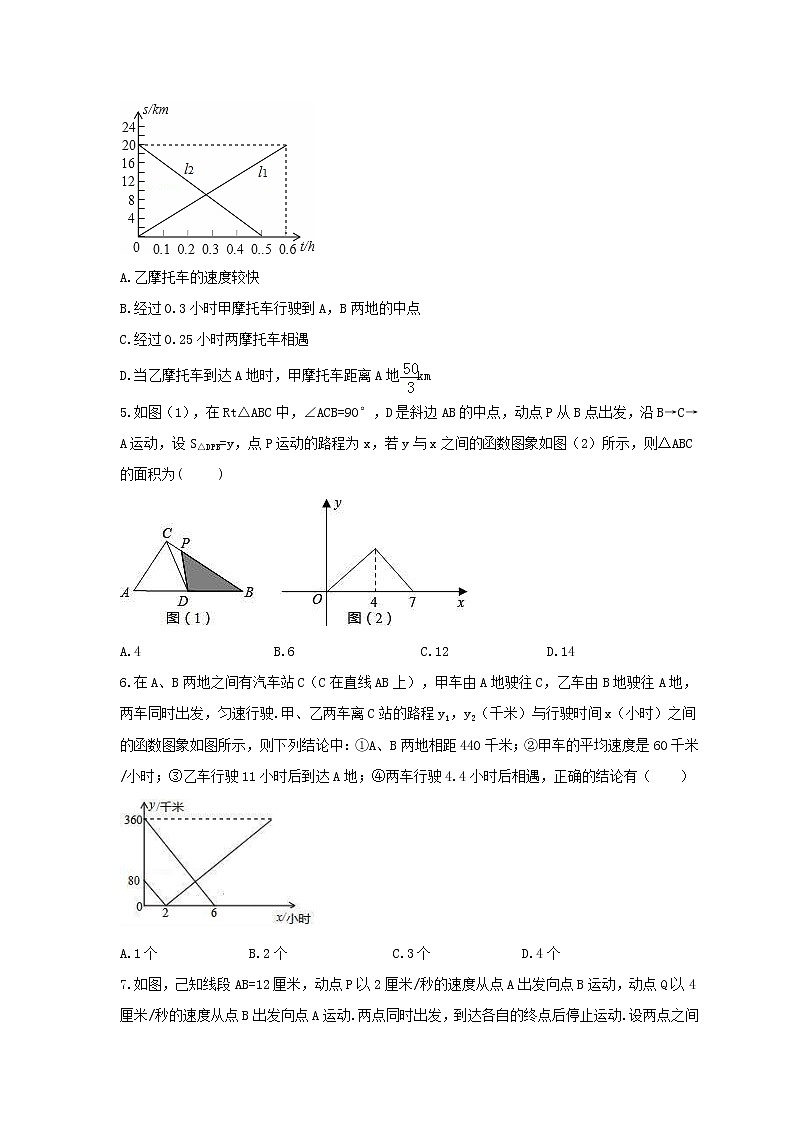 中考数学一轮复习全程演练4.4《一次函数实际问题》(原卷版) 第2页