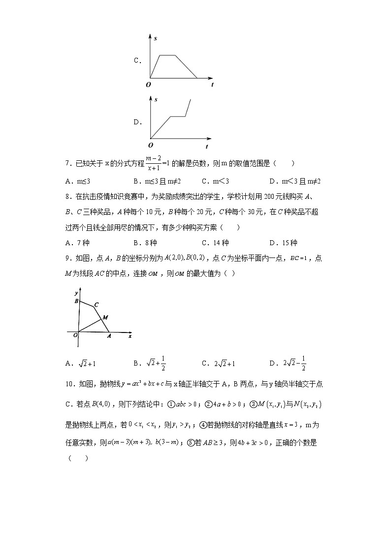 2022年黑龙江省齐齐哈尔市铁锋区中考一模数学试题(word版含答案)02