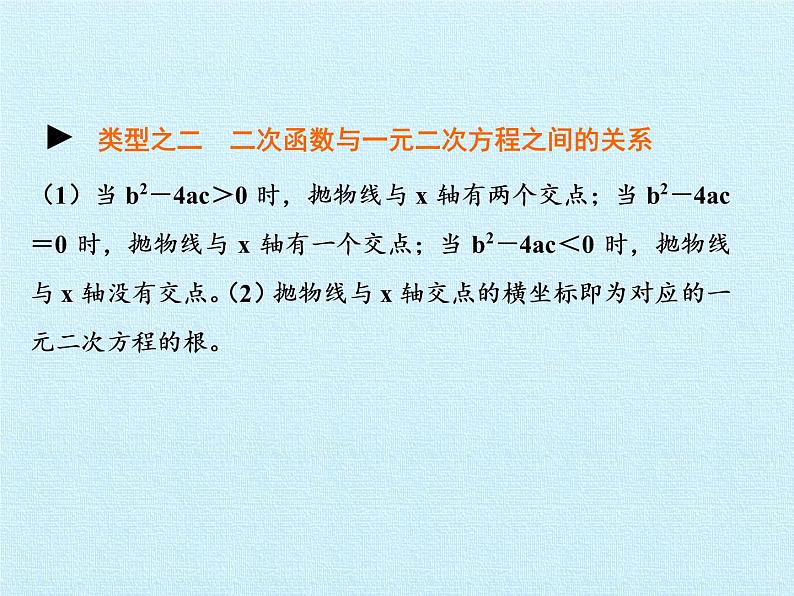 沪科版数学九年级上册 第21章 二次函数与反比例函数 复习（课件）08