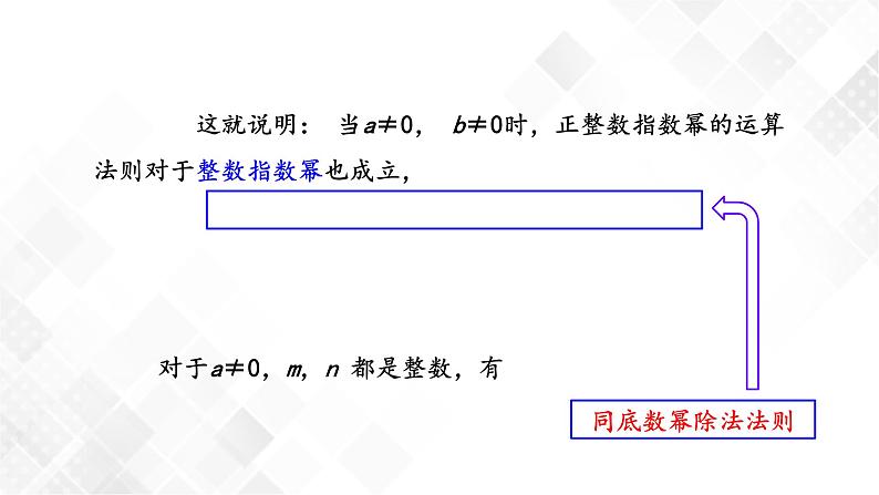 湘教版数学八年级上册  1.3.3整数指数幂的运算法则(课件+教案+练习）05