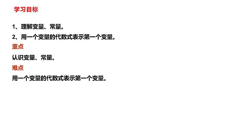 人教版八年级数学下册---19.1.1变量与常量  课件第2页