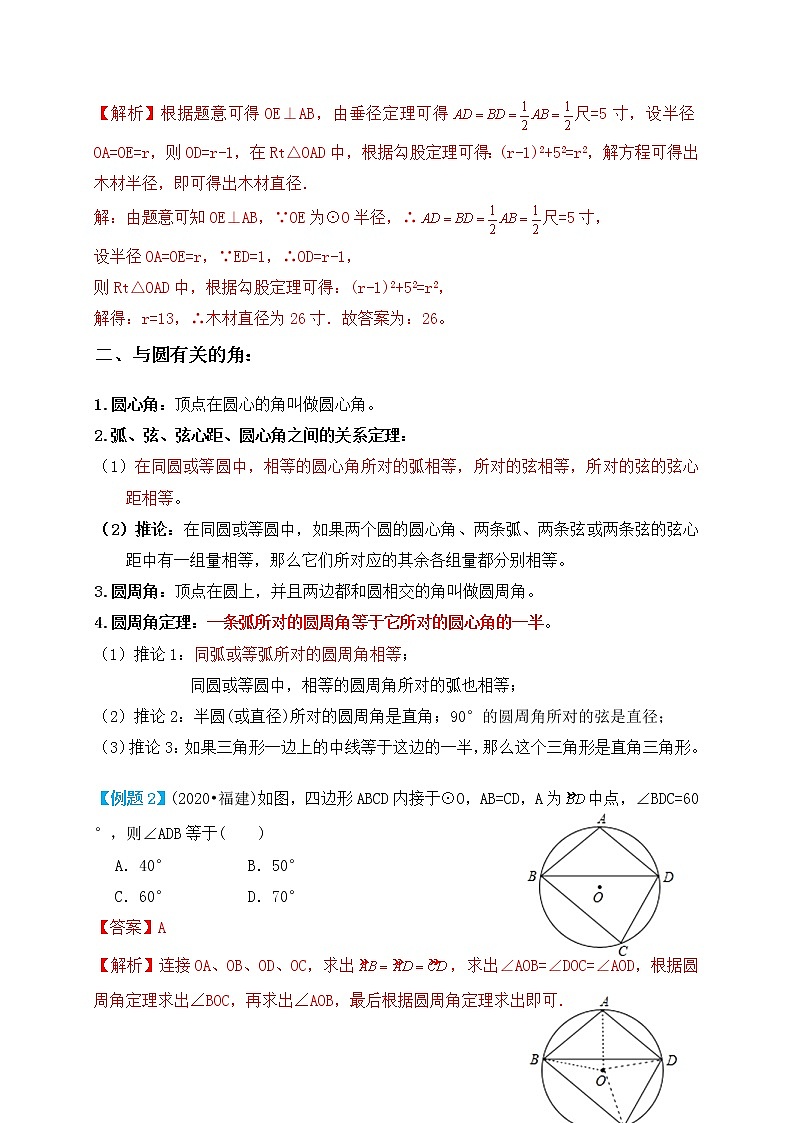 专题24圆（知识点总结+例题讲解）第3页