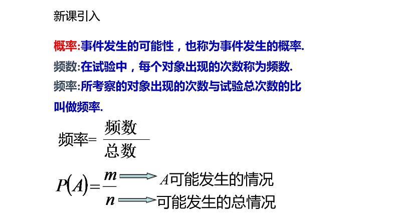 2021-2022学年度北师大版九年级数学上册课件3.2用频率估计概率第2页