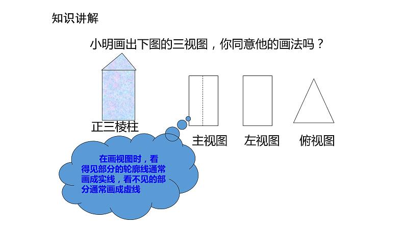 2021-2022学年度北师大版九年级数学上册课件5.2.2直棱柱的三视图03