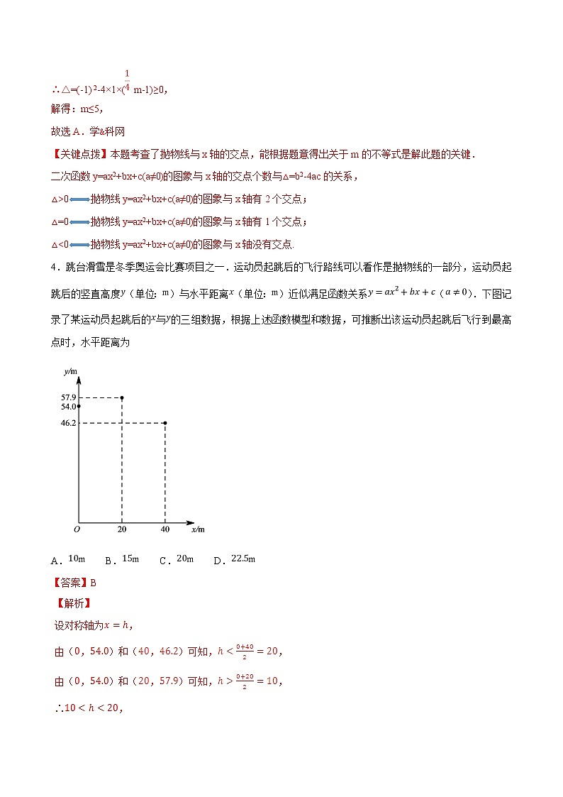 专题07 二次函数问题-决胜2022中考数学压轴题全揭秘精品（解析版）第3页