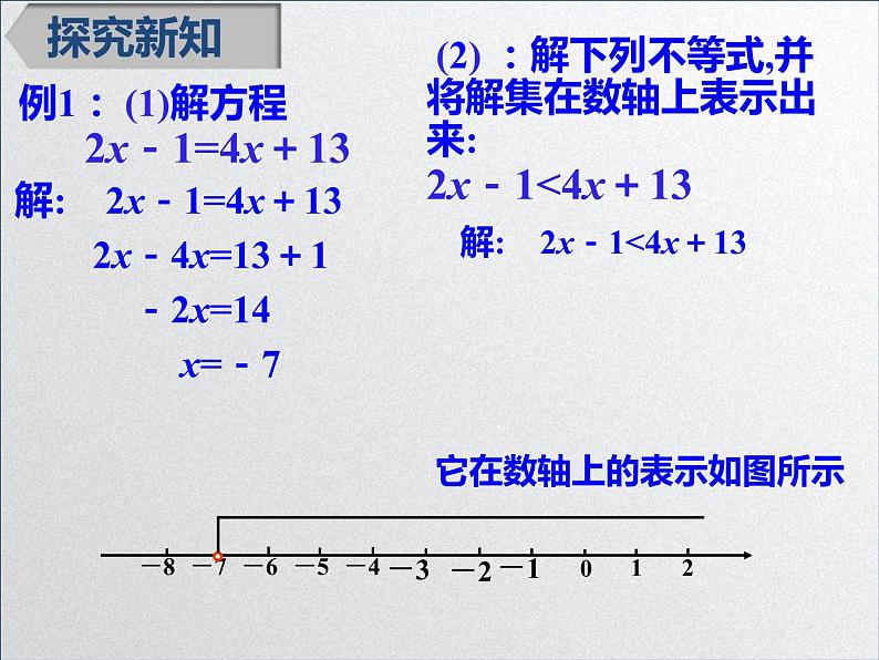 华东师大版七年级下册数学 8.2.3 解一元一次不等式(1) 课件05