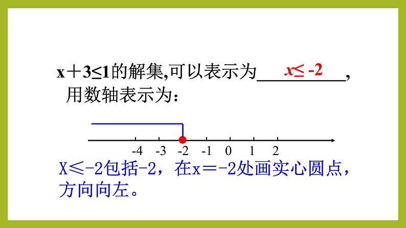 华东师大版七年级下册数学 8.2.1 不等式的解集 (2) 课件07