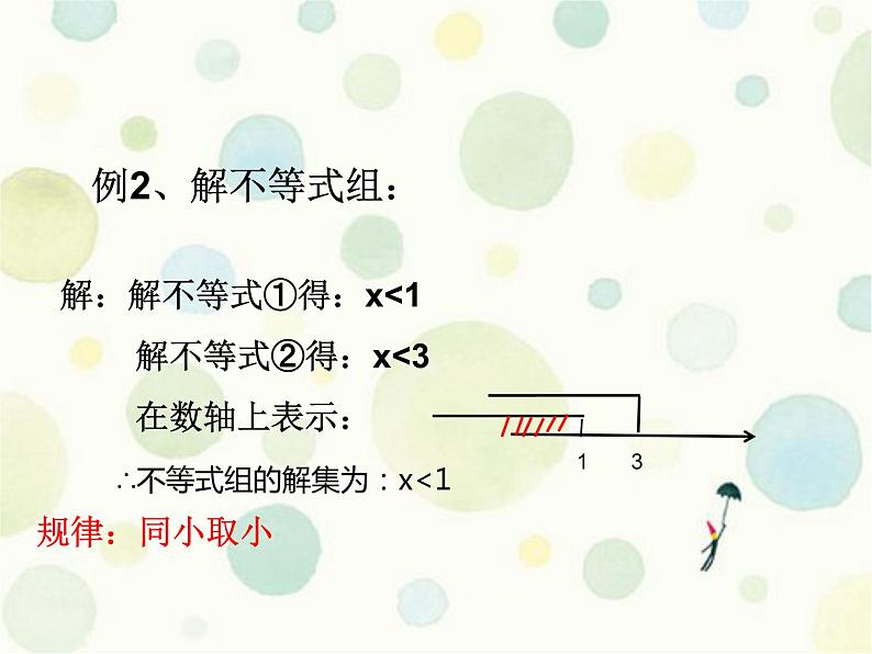 华东师大版七年级下册数学 8.3 一元一次不等式组 课件06