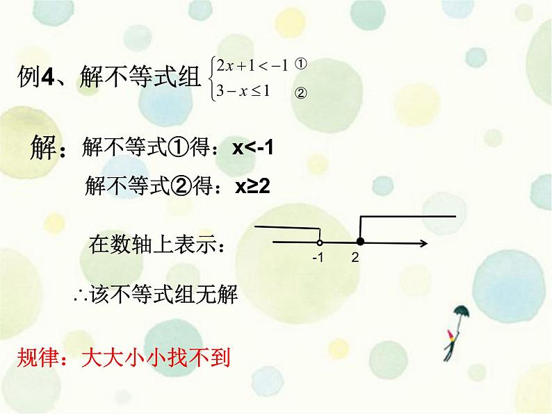 华东师大版七年级下册数学 8.3 一元一次不等式组 课件08