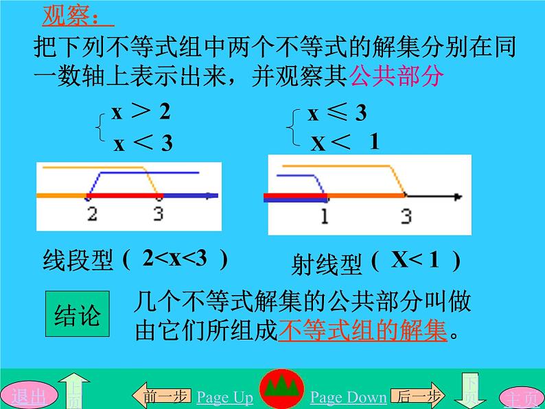 华东师大版七年级下册数学 8.3一元一次不等式组和它的解法(1) 课件第3页