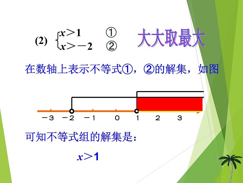 华东师大版七年级下册数学 8.3 一元一次不等式组_ 课件第8页