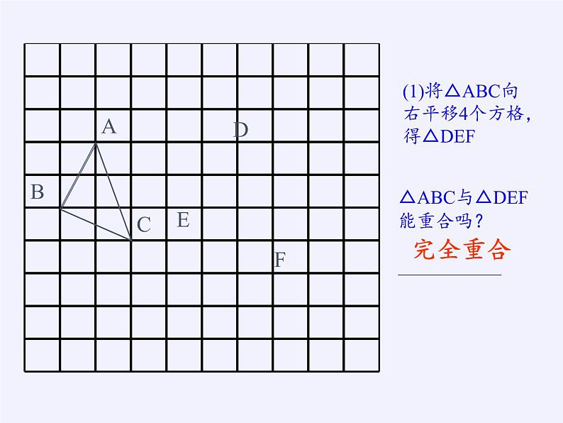 华东师大版七年级下册数学 10.5 图形的全等(1) 课件04