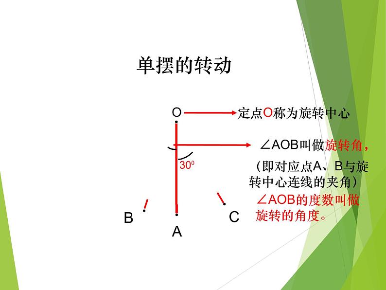 华东师大版七年级下册数学 10.3.1 图形的旋转_ 课件05