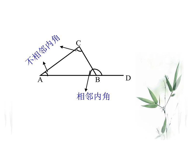 华东师大版七年级下册数学 9.1 三角形外角性质ppt 课件04